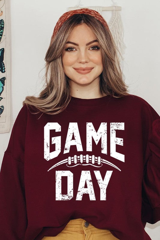 Game Day Football Graphic Fleece Sweatshirts