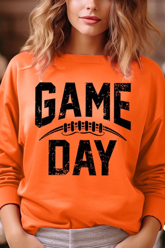 Game Day Football Graphic Fleece Sweatshirts