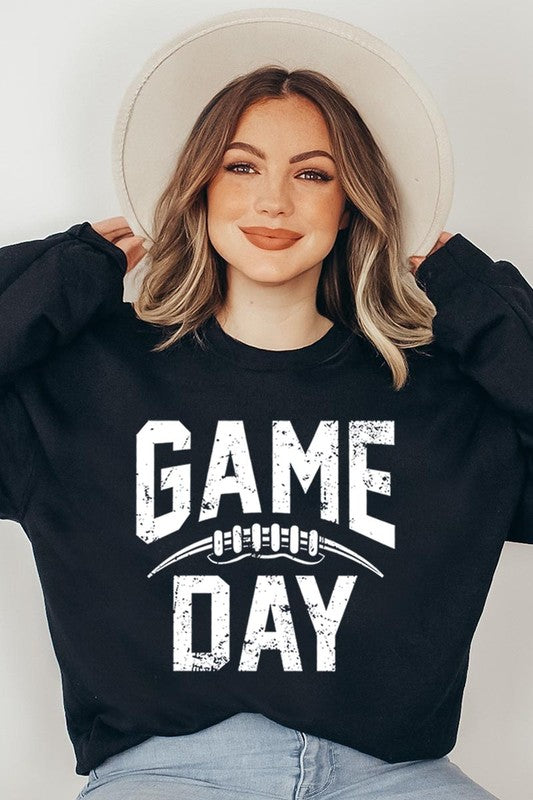 Game Day Football Graphic Fleece Sweatshirts